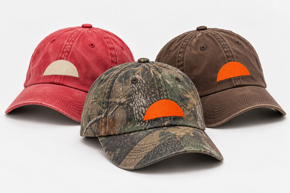 Digital Mockup trio of hats
